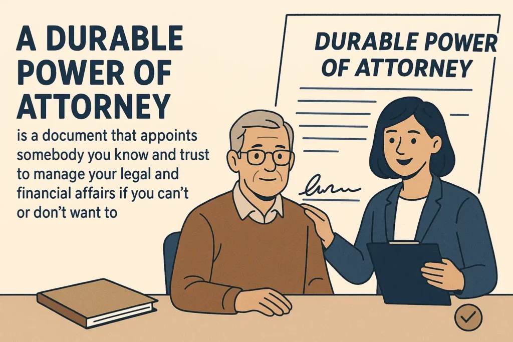 Protecting Assets and Yourself With a Durable Power of Attorney 9 Durable Power of Attorney