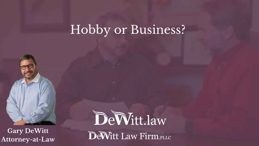 Hobby or Business? 2 Hobby or Business?