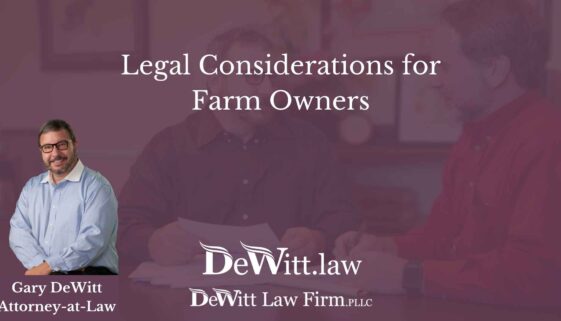Legal Considerations for Farm Owners
