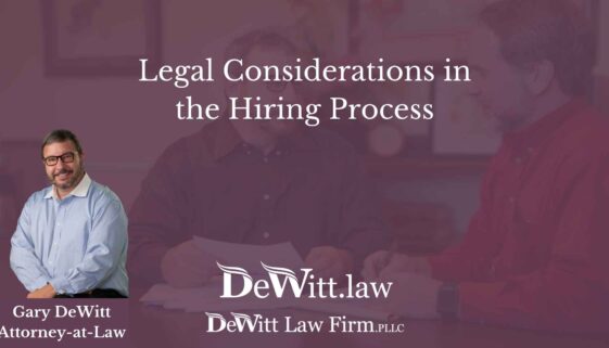 Legal Considerations in the Hiring Process