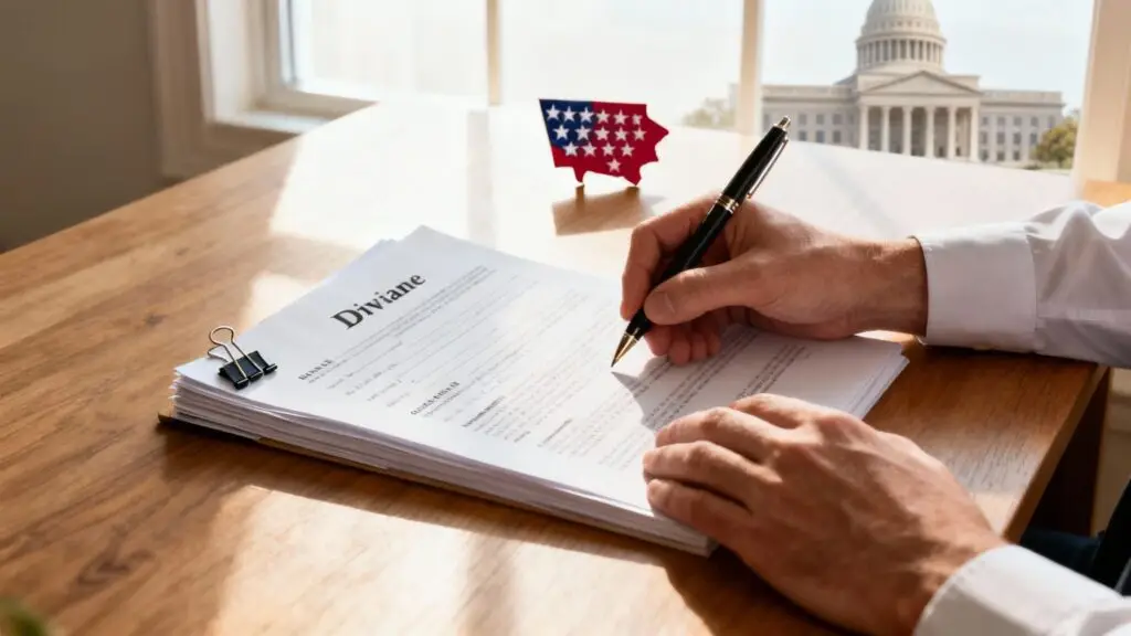 A Simple Guide to Uncontested Divorce Papers in Arkansas 2 uncontested divorce papers arkansas document signing