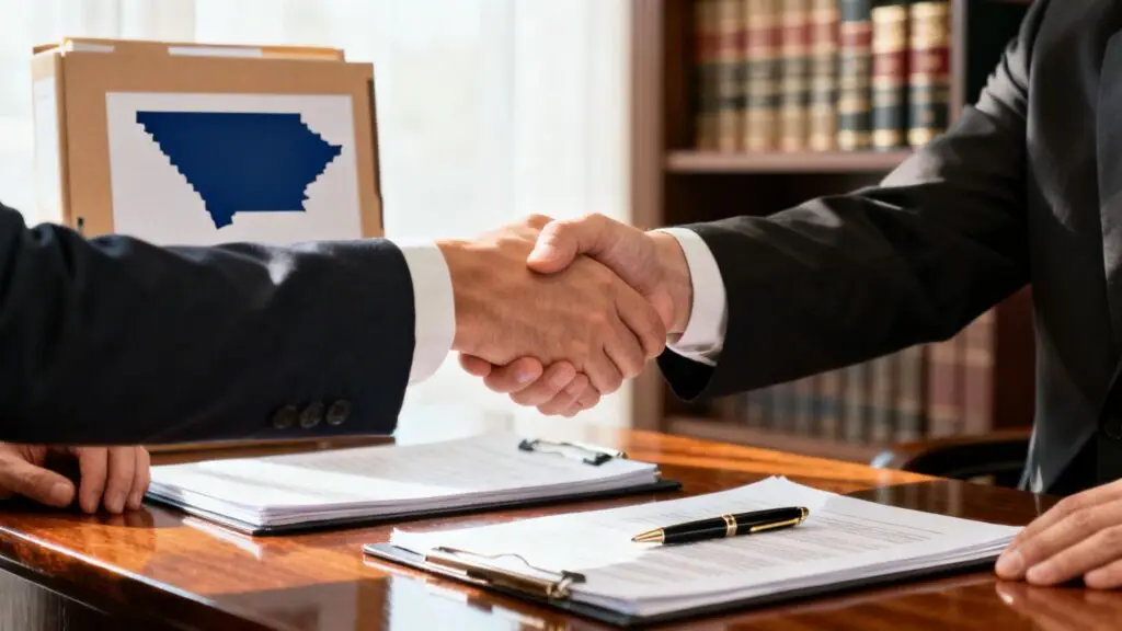 Hiring a Criminal Defense Lawyer in Arkansas: A Simple Guide 1 hiring a criminal defense lawyer handshake