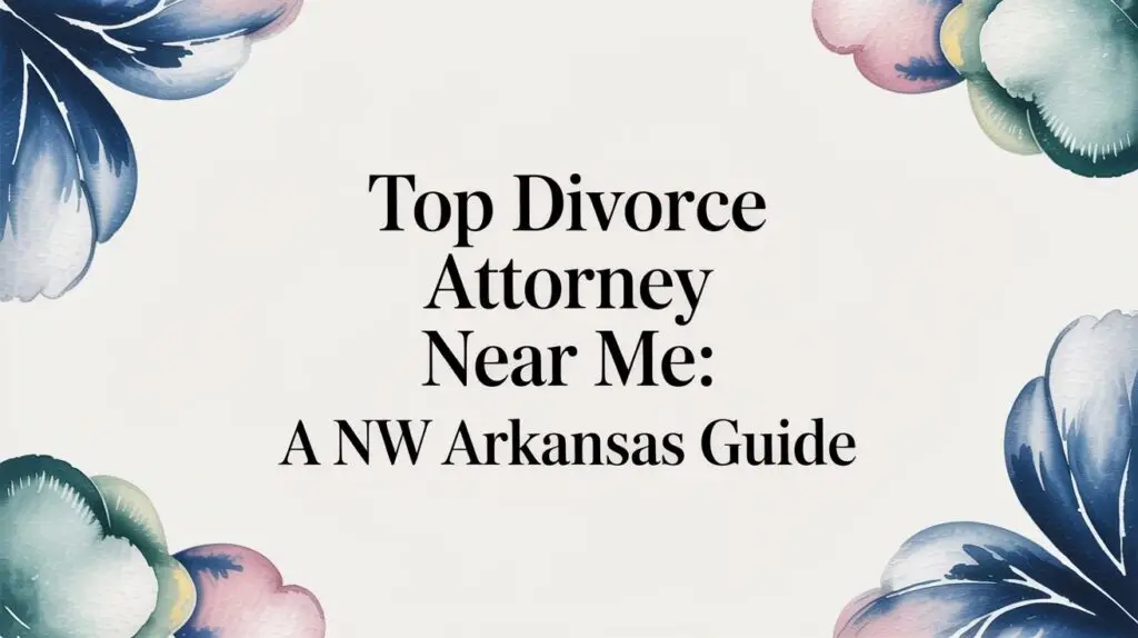 Top Divorce Attorney Near Me: A NW Arkansas Guide 1 top divorce attorney near me divorce guide